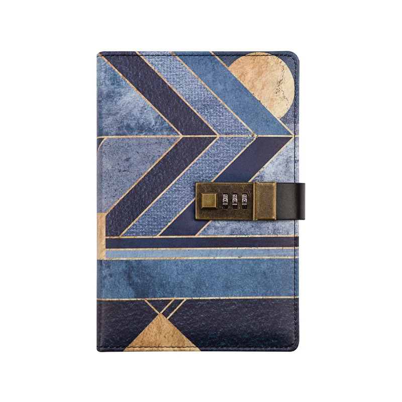 

Vintage Diary with Lock Travel Journal Leather Notebook Retro Agenda Plaanner Organizer Filofax Personal Lock Notebooks