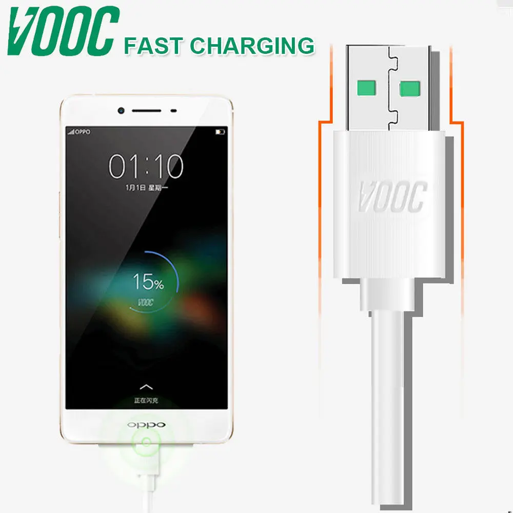 3.3ft 4A зарядное устройство кабель для oppo R7S R7 R7T R7 R9 R9s плюс findе 7 N3 U3 F1 F3 плюс Neo7 F11 Pro мобильного телефона VOOC Кабель зарядного устройства