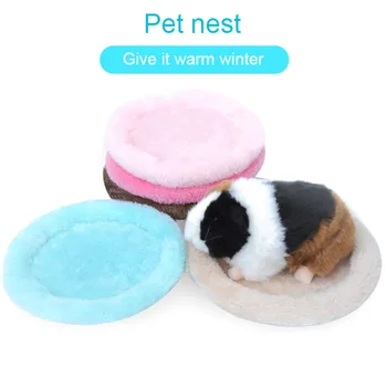 

New Plush Soft Guinea Pig House Bed Cage for Hamster Mini Animal Mice Rat Nest Bed Squirrel Hamster House Small Pet Products