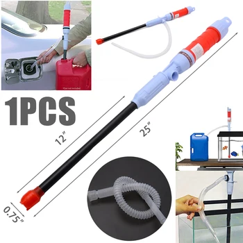

Car Boat Oil Water Liquid Handheld Pipe Pump Electric Pumping Sucker Pump Pipe Plastic Pump Hose for Liquid Transfer Travel