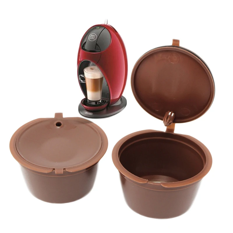 

2019 Coffee Capsule Refillable Kitchen Accessories Plastic Basket Reusable Compatible For Nescafe Dolce Gusto Professional Tools