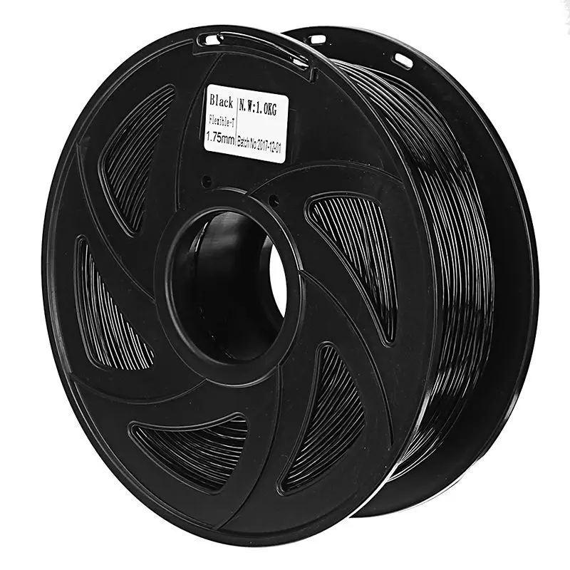 

1.75mm 1KG/roll Black Color TPU Filament For 3D Printer/3D Pen/Reprap/Makerbot perfect Quality TPU Printing Materials