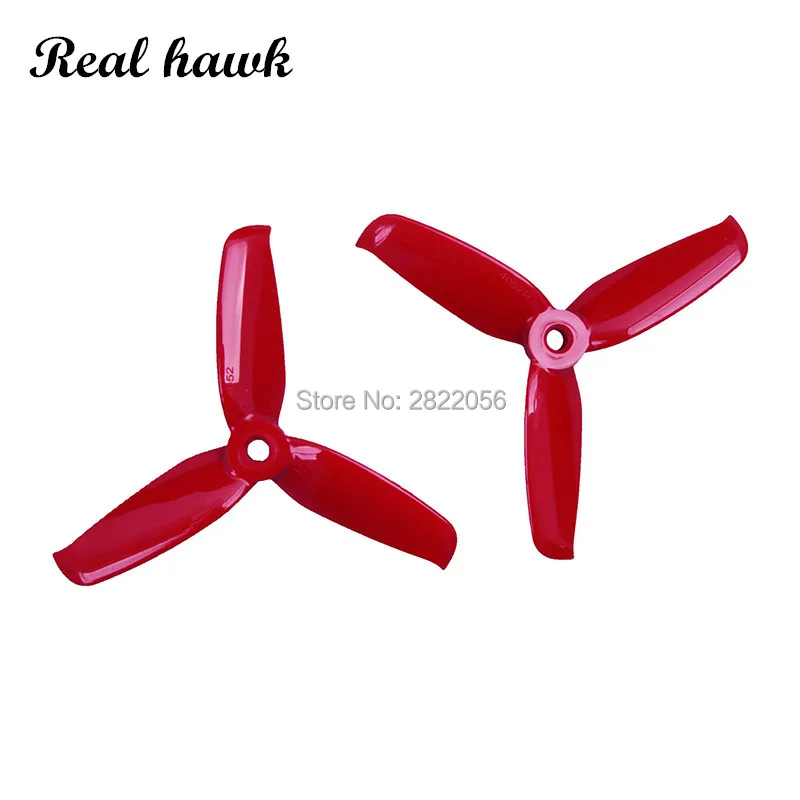 2pair 4 colors Gemfan 4052 4.0x5.2 FPV PC 3 propeller Prop Blade CW CCW shaft through the machine more special motor 2204