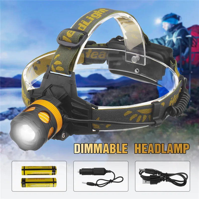 High Power 10W Multifunction LED Headlamp Dimmable Zoom Repair Outdoor