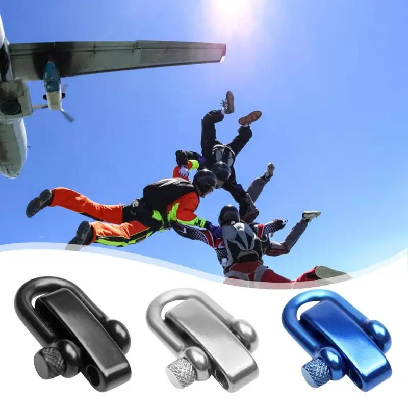 

Stainless Steel Adjustable Parachute Cord Paracord Lanyard Suvival Bracelet Shackle Buckle Outdoor Multi Tools