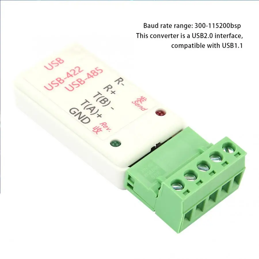 300-115200bsp USB to 422/485/232 USB to 422485232 Series Converter with Send Receive Indicator
