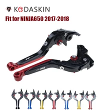 KODASKIN Рычаги Тормозная система сцепления для KAWASAKI NINJA650- складной выдвижной Мотоцикл длинные рычаги