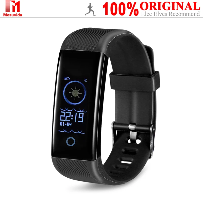

Mesvida 115Pro Wristbands Touch Screen Sport Bracelet Step Counter Call Reminder Color Display USB Port Smart Bracelet