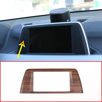 

Pine Grain ABS Center Central Navigation Panel Decorative Frame Trim For BMW X1 F48 2016 -2019 Car Accessories