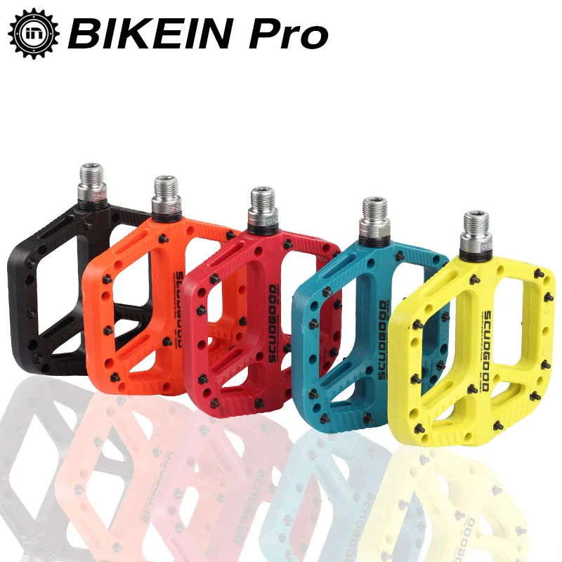 BIKEIN Pro MTB велосипедные педали для горного велосипеда BMX на платформе нейлоновые