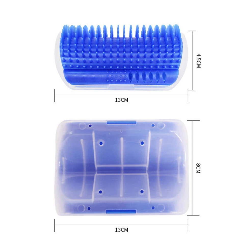 Многофункциональная Пластиковая расческа для кошек, съемное Угловое сообщение, устройство зуда для кошек, собак, домашних животных, игрушки для домашних животных, товары для кошек и собак
