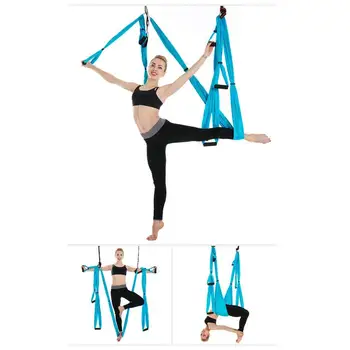 

Sports Fitness Yoga Hammock For Women Cloth Hammock Yoga Air Bed Home Sexy Slim Equipment Leg Waist Training Tool
