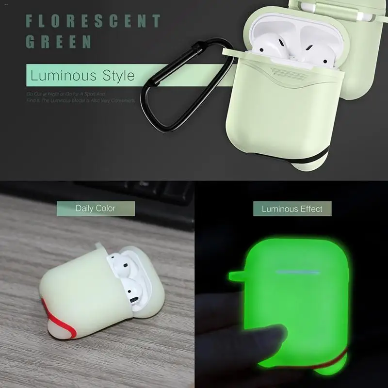 AirPods Apple Bluetooth Headset Case Silicone Protective Case