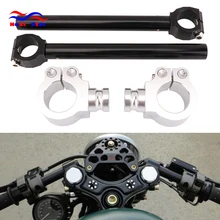 Мотоцикл черный зажим руля Ons рукоятка ручки для HONDA KAWASAKI SUZUKI XV250 TC305 CBR600 F4i RVT1000R CBR954RR CBR929RR