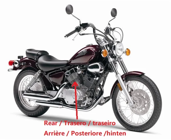 Комплект поршневых колец заднего цилиндра для мотоцикла Virago XV250 V Star 250 Route 66 Keeway