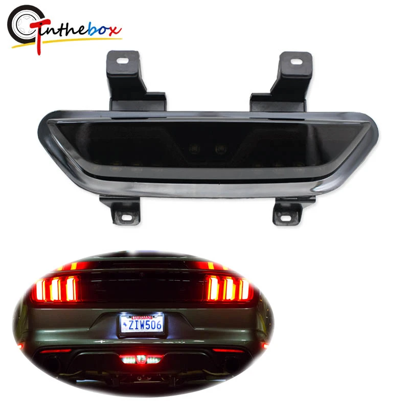 Gtinthebox All In One Full Led Rear Fog Light Kit Ford Mustang Gt Cobra Gt350 V6 Mp Tail Brake Backup Reverse Functions 12v Signal Lamp Aliexpress