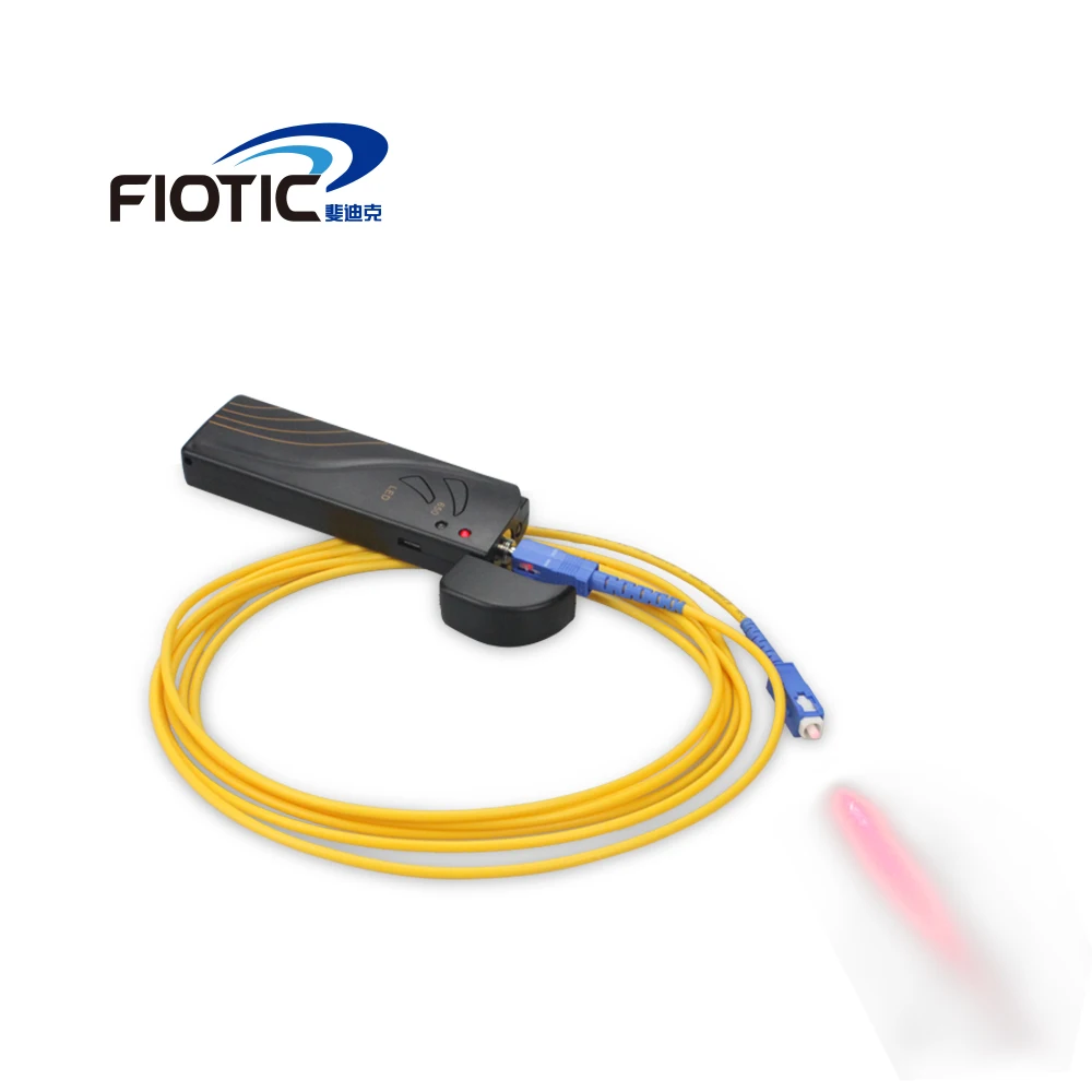 FTTH волоконно-оптический тестер Тип ручки красный лазерный светильник Визуальный дефектоскоп для 15 мВт 15 км