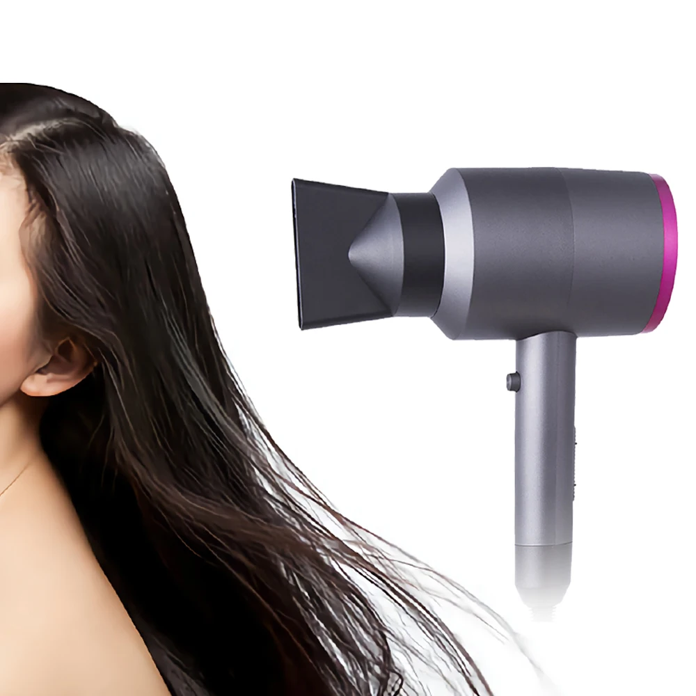 

1400W Power 110/220V Household Hair Dryer Negative Ion Thermostatic Electric Hairdryer Hot/Cold Wind With Air Collecting Nozzle