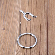 Мужская металлическая для бритья щетка подставка Базовая кисть серебряное бритье для ухода за бородой бритва мужской инструмент для чистки