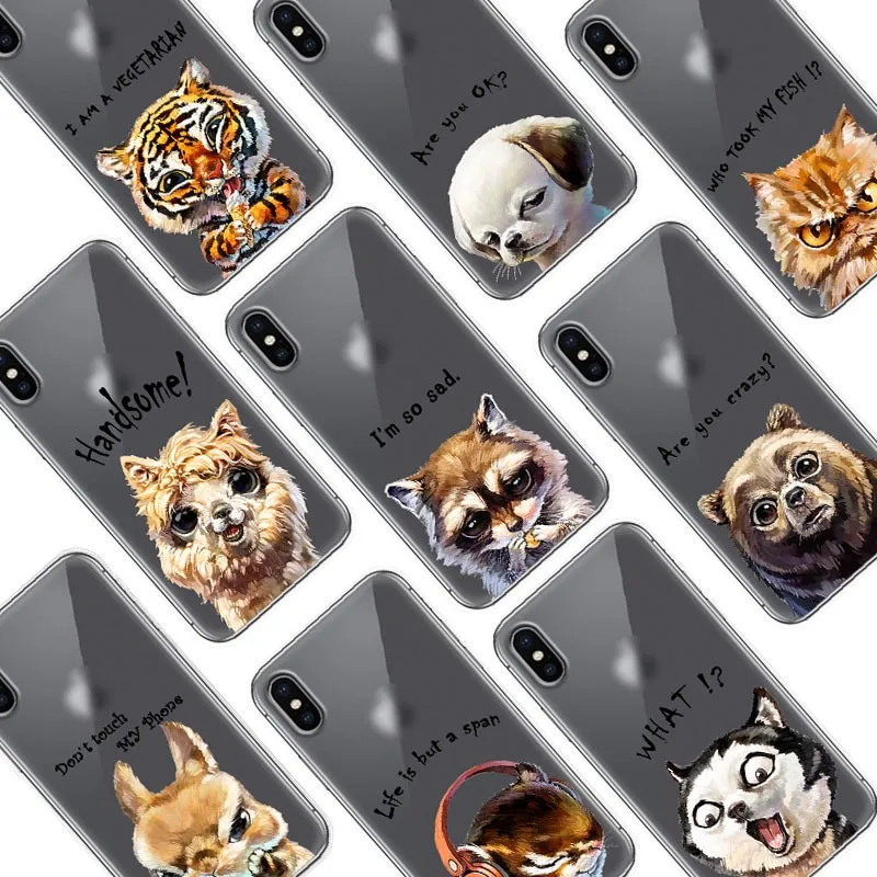 Cartoon Animals Series Soft Phone Case For Huawei P20 Lite/ Pro/ P20/ Mate 20 Lite Cute Painted TPU Silicone Cover |