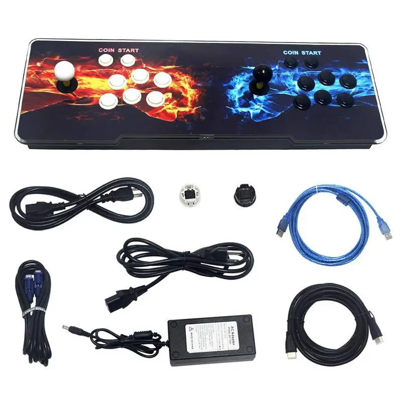 1388 In 1 Box 6S Heros Of Storm Arcade Game Console Double Stick 720P Coin-operated Amusement Machine