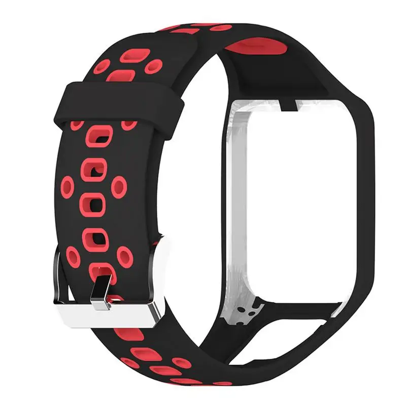 Ремешок силиконовый сменный для часов TomTom 2 3 Series Runner Spark Golfer Adventurer