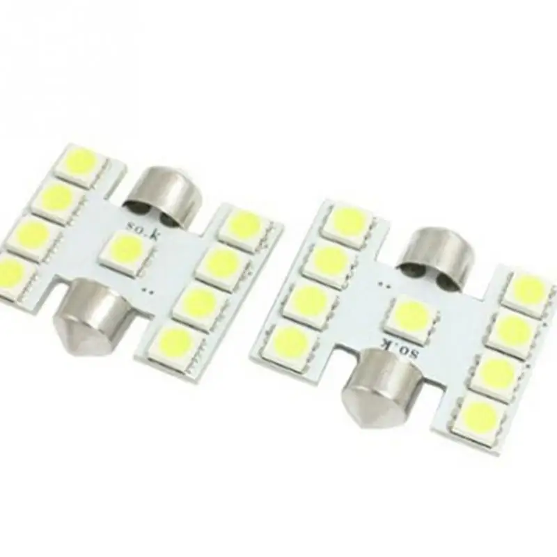 1 шт. двойная острая 5050 9SMD Светодиодная лампа DC 12V автомобильная на дверь белый