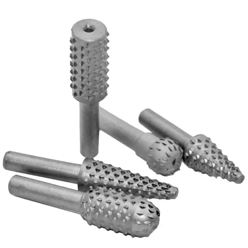 5pcs Steel Rotary Burrs Rasp File Shank Rotary Craft Files Rasp Burrs Wood Bits Grinding Power Woodworking Hand Tool 5pcs Steel Rotary Burrs Rasp File Shank Rotary Craft Files Rasp Burrs Wood Bits Grinding Power Woodworking Hand Tool