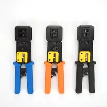 50 шт./лот сетевые плоскогубцы RJ45 RJ11 обжимной кабель щипцы для зачистки RJ45 нажав линии Клещи