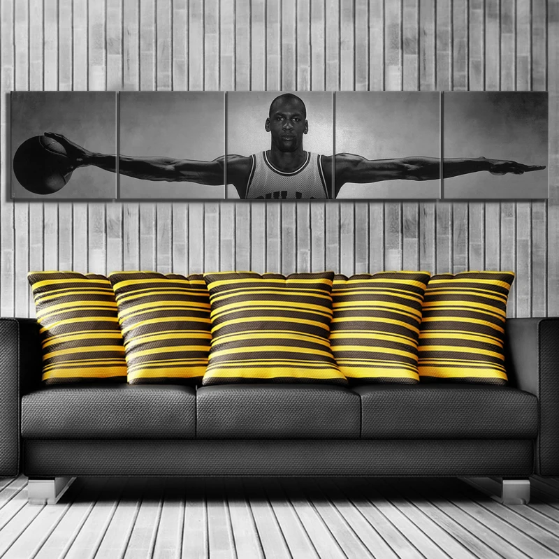 

Michael Jordan Wings Basketball Star Canvas Posters Vintage Style Decorative Paintings Home Decor Wall Pictures For Living Room