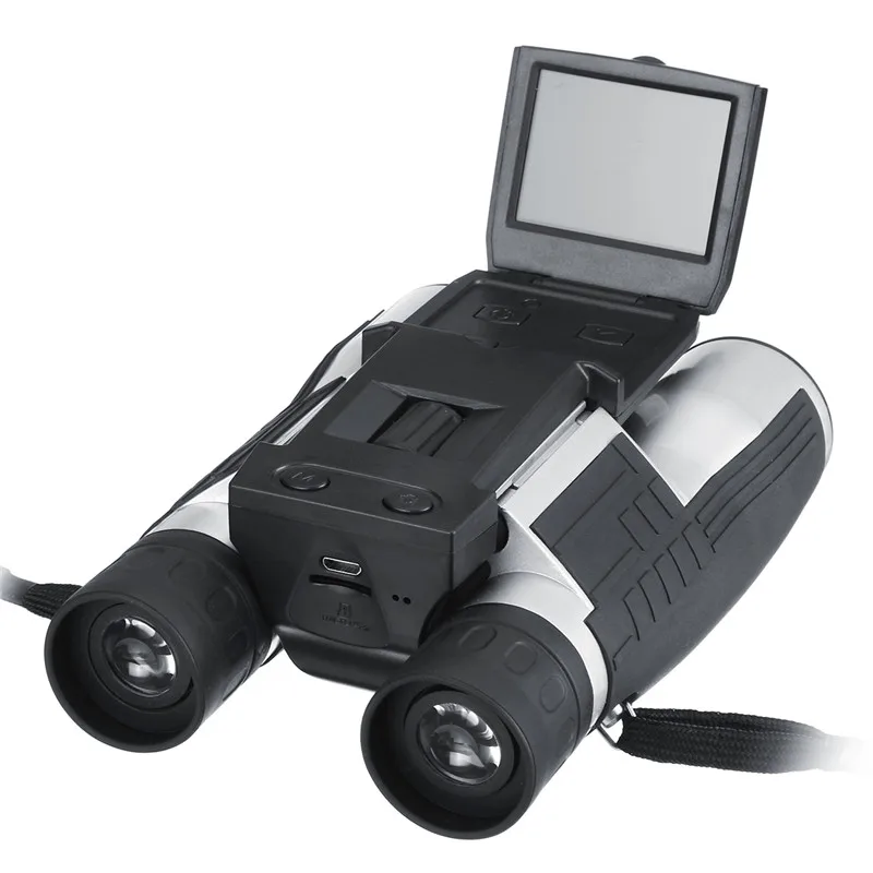 1080 وعاء 5MP 12X شاشة كمبيوتر محمول ذات دقة عالية شاشة كاميرا رقمية تلسكوب مناظير الفيديو كاميرا فوتوغرافية 96 متر/1000 متر COMS USB الاستشعار تسجيل