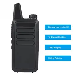 BF-R5 3,7 В постоянного тока Портативный Walkie Talkie радио R5 двойной пути, радио CB станции Communicator радио для ЕС Plug