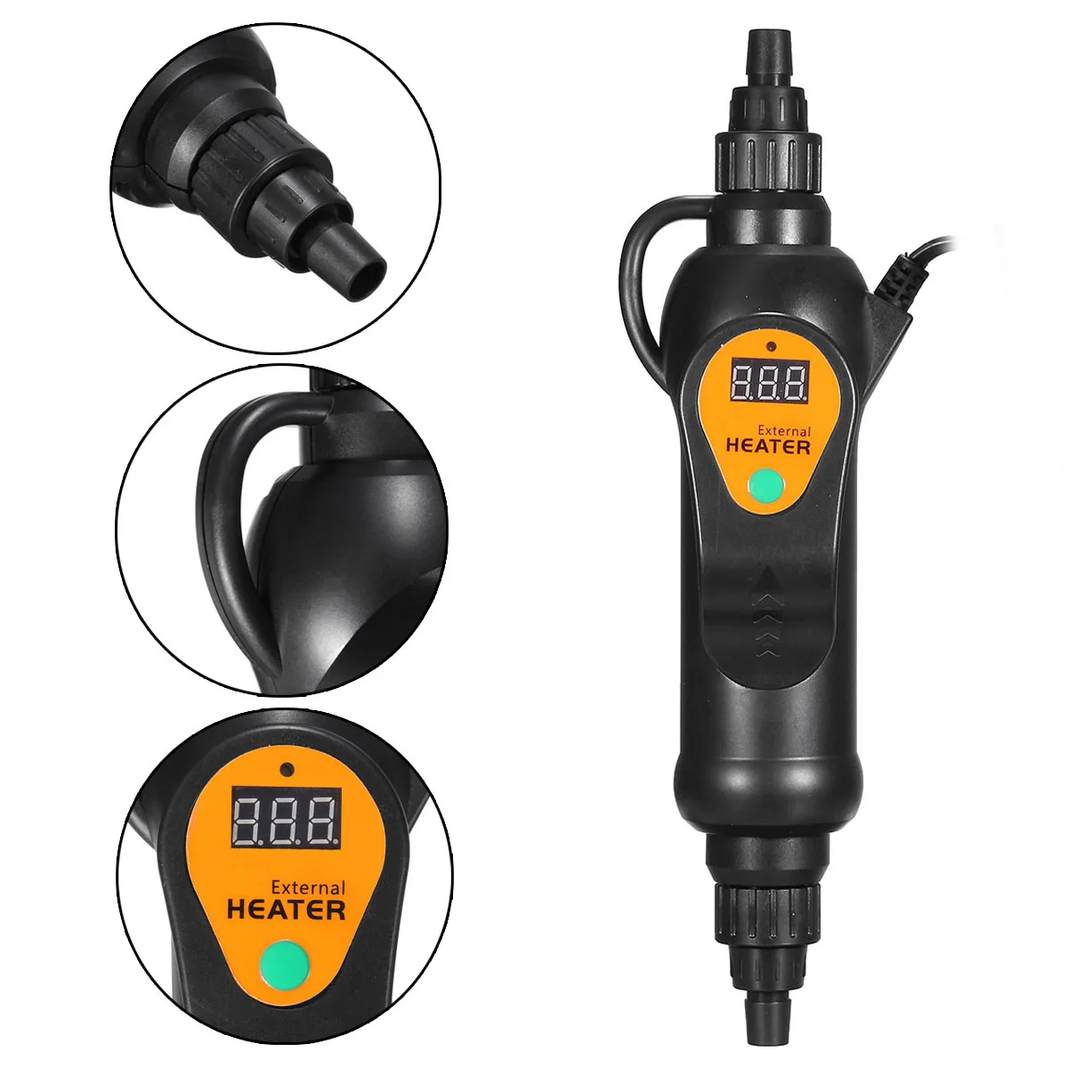 

330W 220V Adjustable Aquarium External Heater Aquarium Fish Tank Temperature External Heater US Adapter Temperature Controller