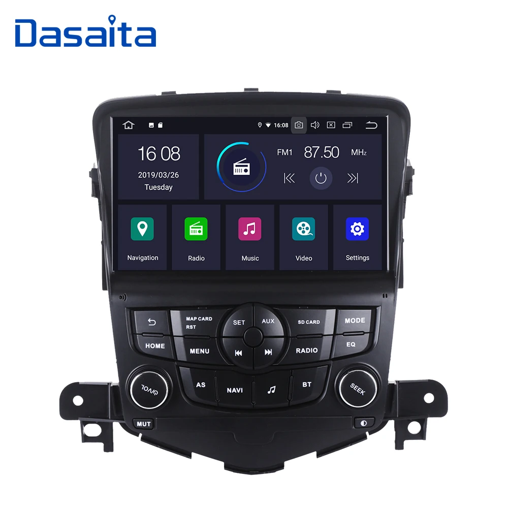 

Dasaita 8" Touch Screen 1280P Video Android 9.0 for Chevrolet Cruze 2008 2009 2010 2011 Car bluetooth GPS Navigator System