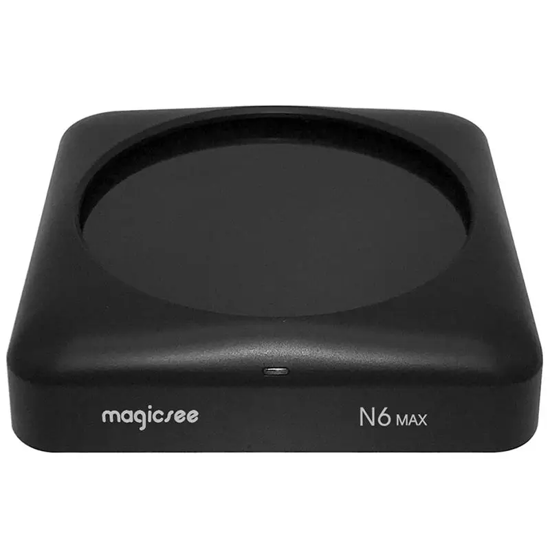 Magicsee N6 Max Dual Wifi Tv Box Rk3399 Quad Core 4G+32G Smart Tv Box With Hd 4K Set Top Box(Us Plug)