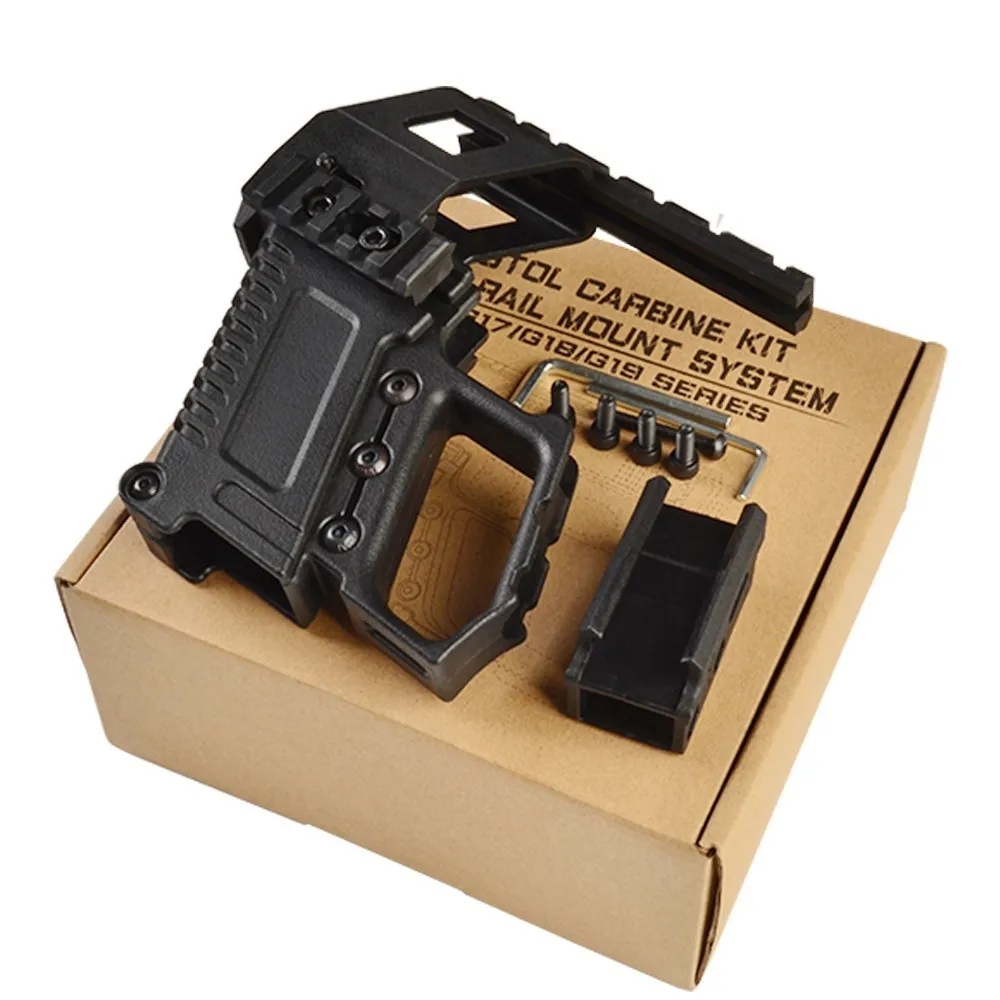 

Glock Tactical Series Rail Base Loading Device Pistol Carbine Kit Quick Reload For G17 G18 G19 Nylon Hunting Army Accessories