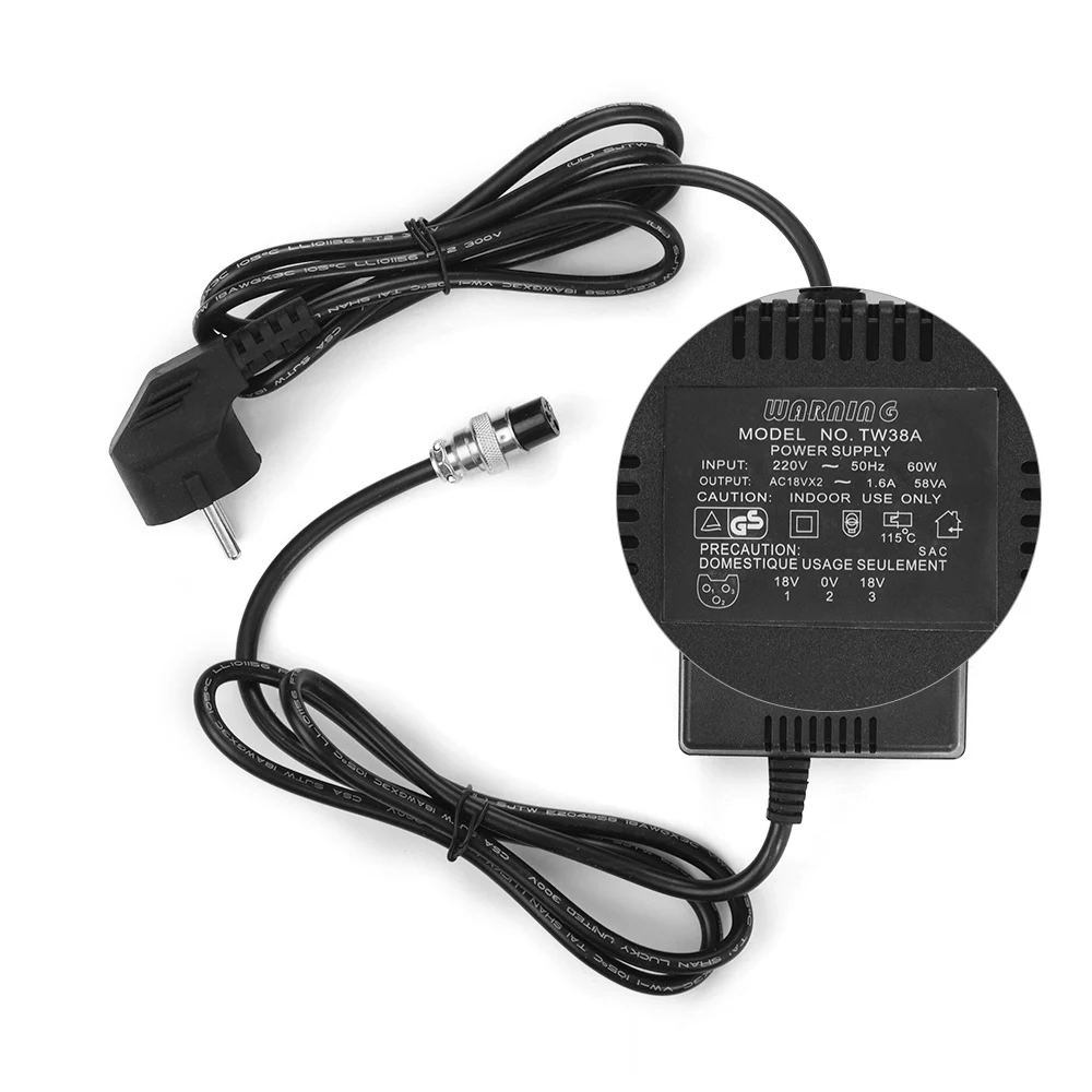 High-power Mixing Console Mixer Power Supply AC Adapter 17V 1500mA 50W 3-Pin Connector for 10-Channel or above Mixing Consoles