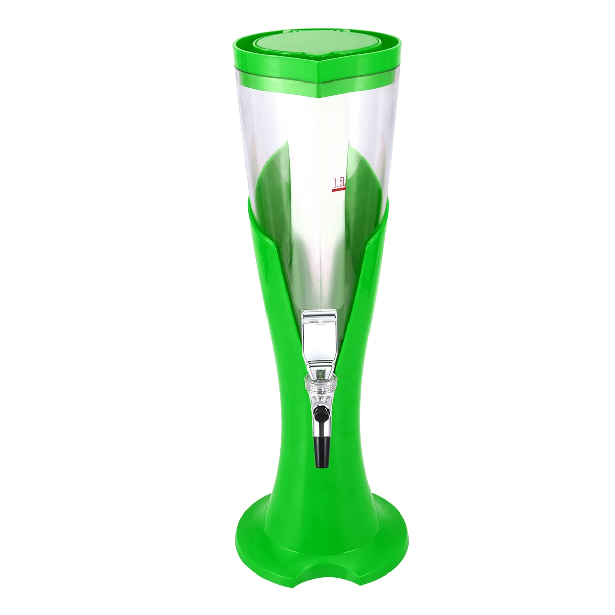 

1.5L Heat-resistant Waterproof Detachable Tabletop Wine Beer Tower Beverage Juice Dispenser