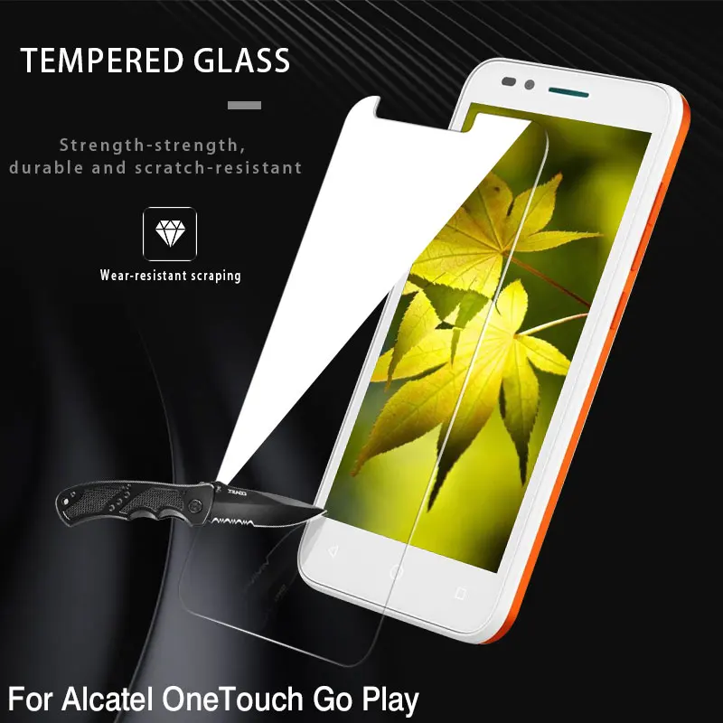 Закаленное стекло для Alcatel OneTouch Pop C3 защита экрана телефона легкая в установке