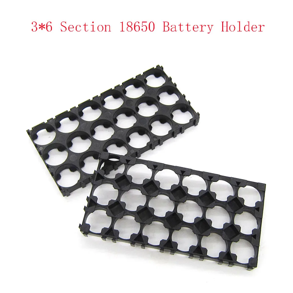 Пластиковый держатель для батарей 3x6 Cell 18650| |
