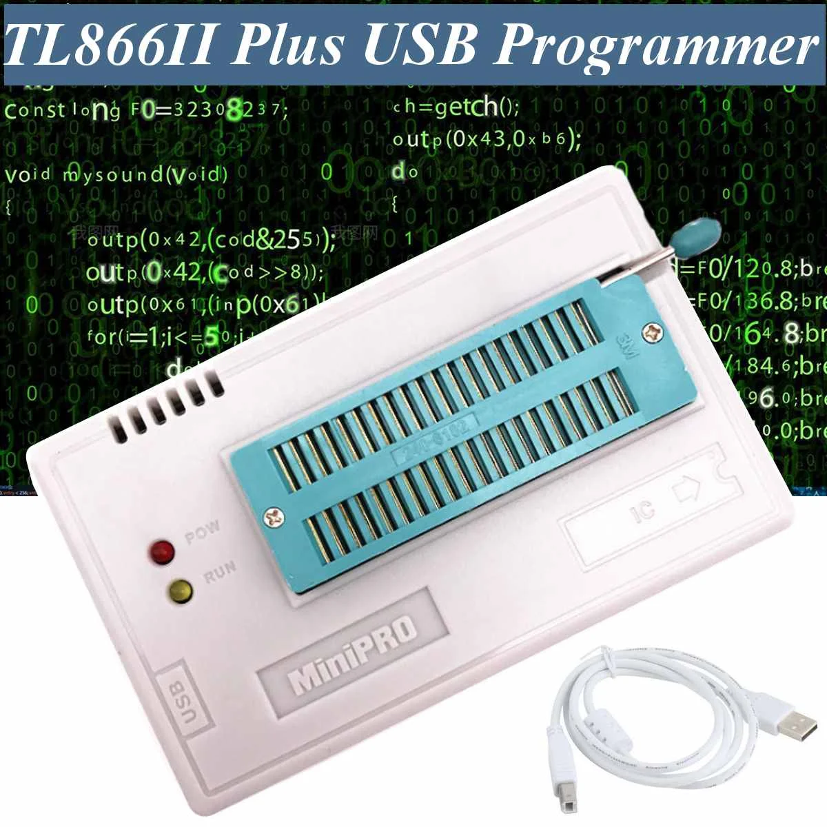 

Programmer TL866II Plus EEPROM PIC AVR USB BIOS Universal Programmer nand Programmers for ICSP SPI in-circuit program