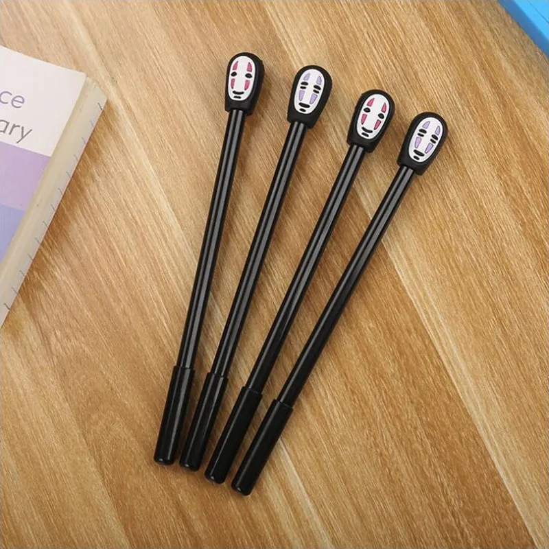 

Japanese Faceless Men Series Gel Pen DIY Office Stationery School Supplies Smooth Writing Black And Blue Ink Pen 0.5mm 2PCS