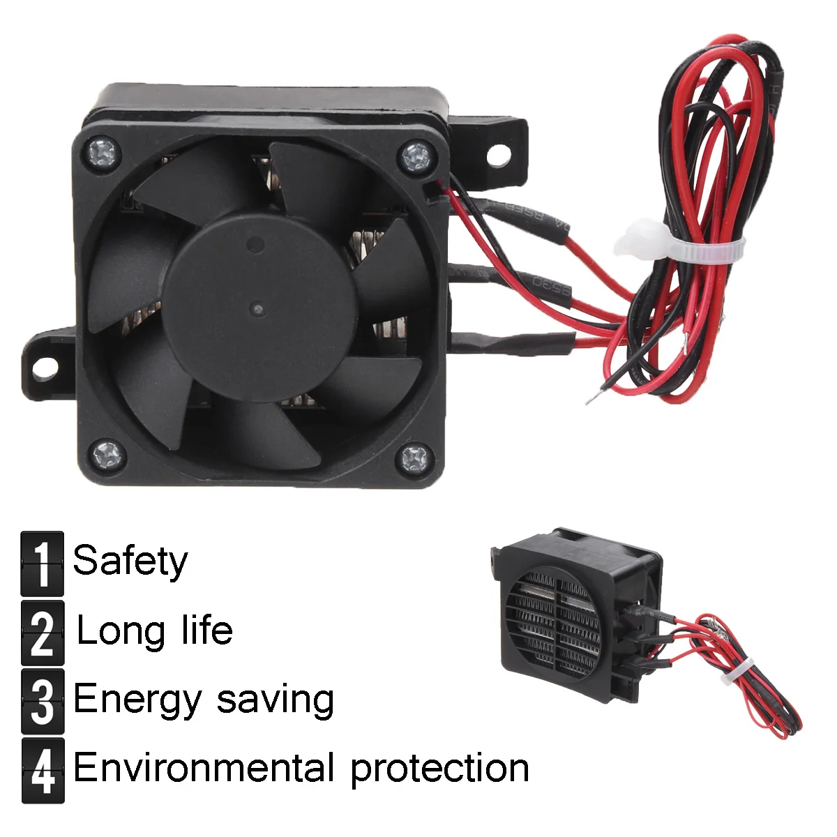 12V 150W Car Air Heater Cooling Fan PTC Car Fan Air Heater Constant