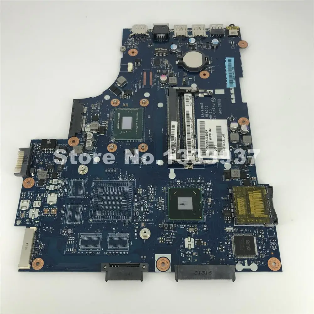 Материнская плата для ноутбука Dell inspiron 15 3521 5521 SR109 1007U CPU DDR3 VAW00 LA 9104P 06H8WV