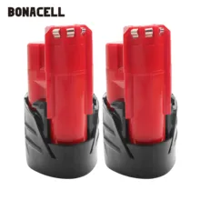 Bonacell 12V 2500mAh M12 батарея для Milwaukee литий-ионная аккумуляторная батарея 48-11-2401 MIL-12A-LI инструмент батареи L30