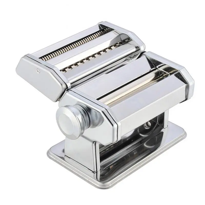 

Stainless Steel Fresh Pasta Maker Roller Machine Household Split Type Hand Crank Pasta Cutter for Spaghetti Noodle Fettuccine