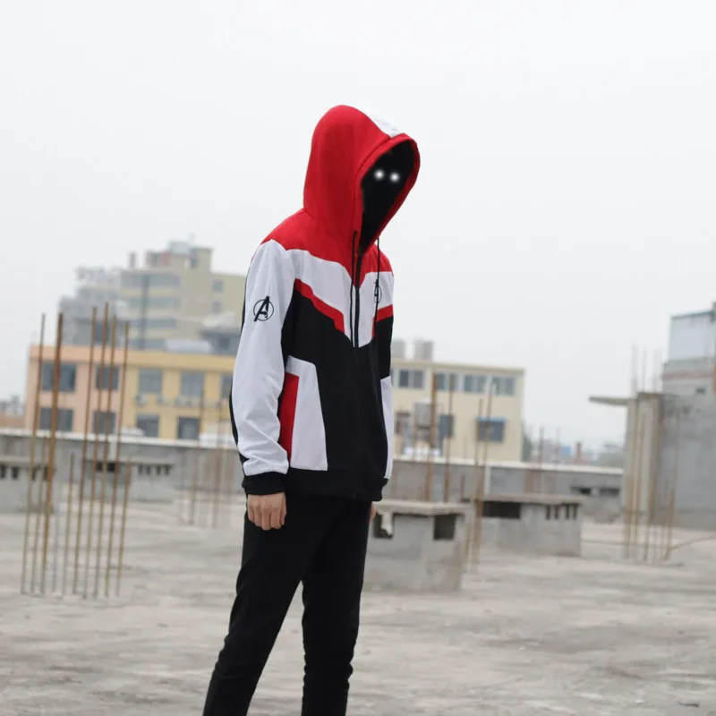 OFFICIAL ORIGINAL Avengers Endgame Quantum Realm Sweatshirt Jacket Advanced Tech Hoodie Cosplay Costumes