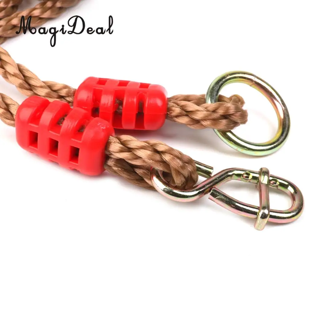 High Quality 1Pair PE Adjustable Swing for Rope Tree Swing Beam Swing Kids Children Adult Playground Accessory 6