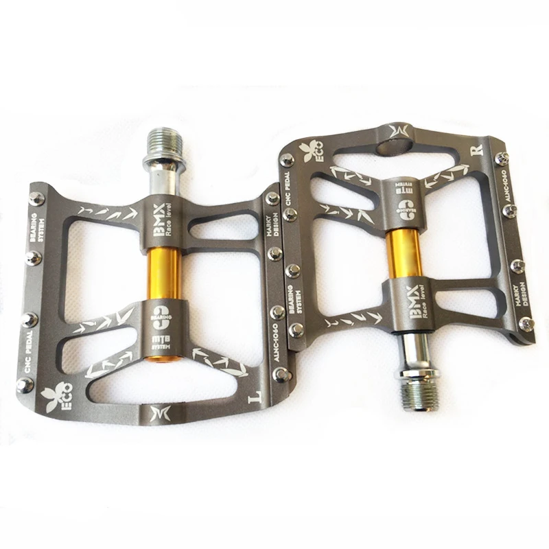 

2Pcs Mountain Bike MTB BMX Bicycle Sealed Bearing Alloy Flat Pedals 5 Colours