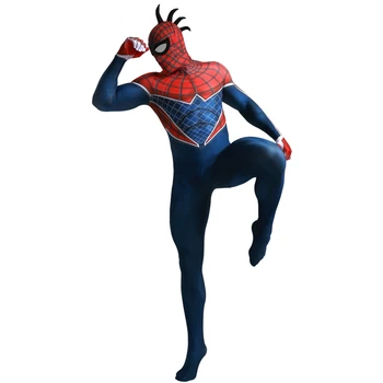 

Adult Parallel Universes Spider-Punk Geddon spider boy Zentai Suit Halloween Cosplay Costume